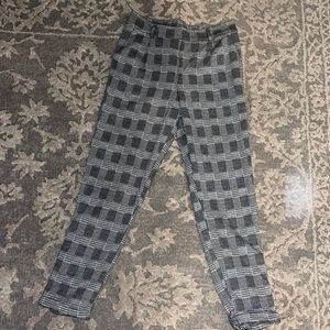 Plaid pants